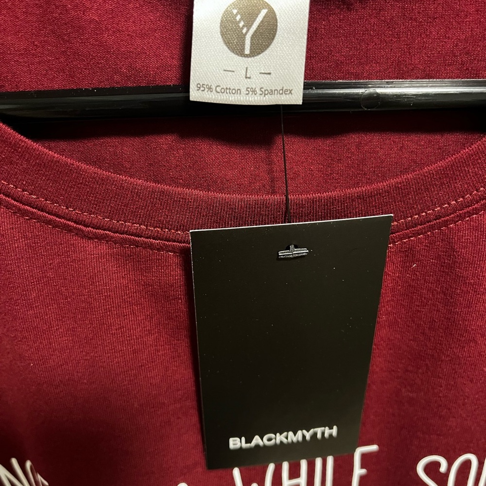 “Once in a While Someone Amazing Comes Along and Here I Am” Burgundy T Shirt